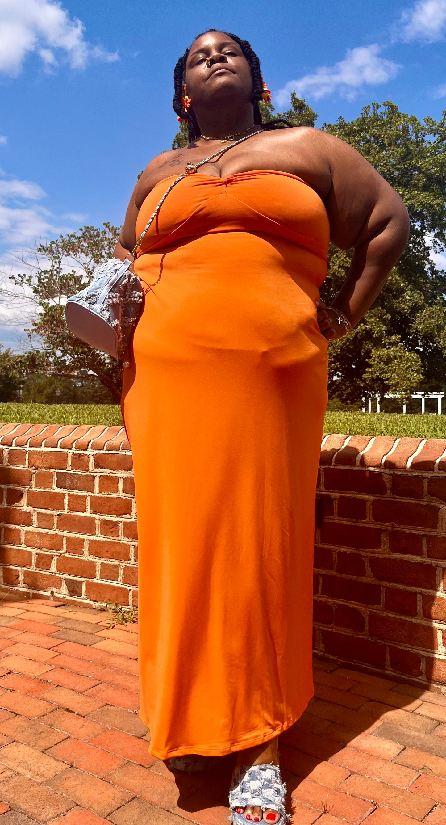 A-Line Midi Dress “7even Curve”