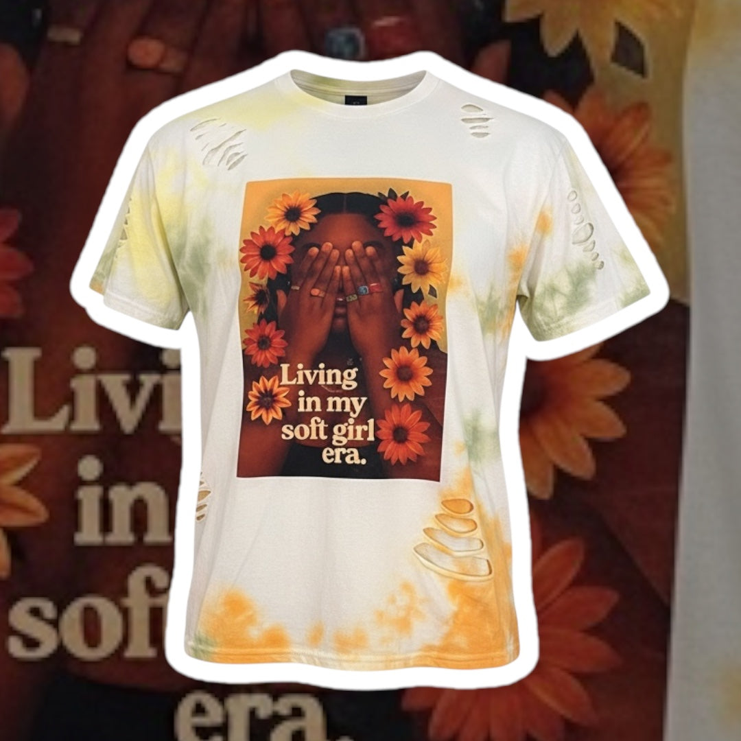 Living In My Soft Girl Era graphic T