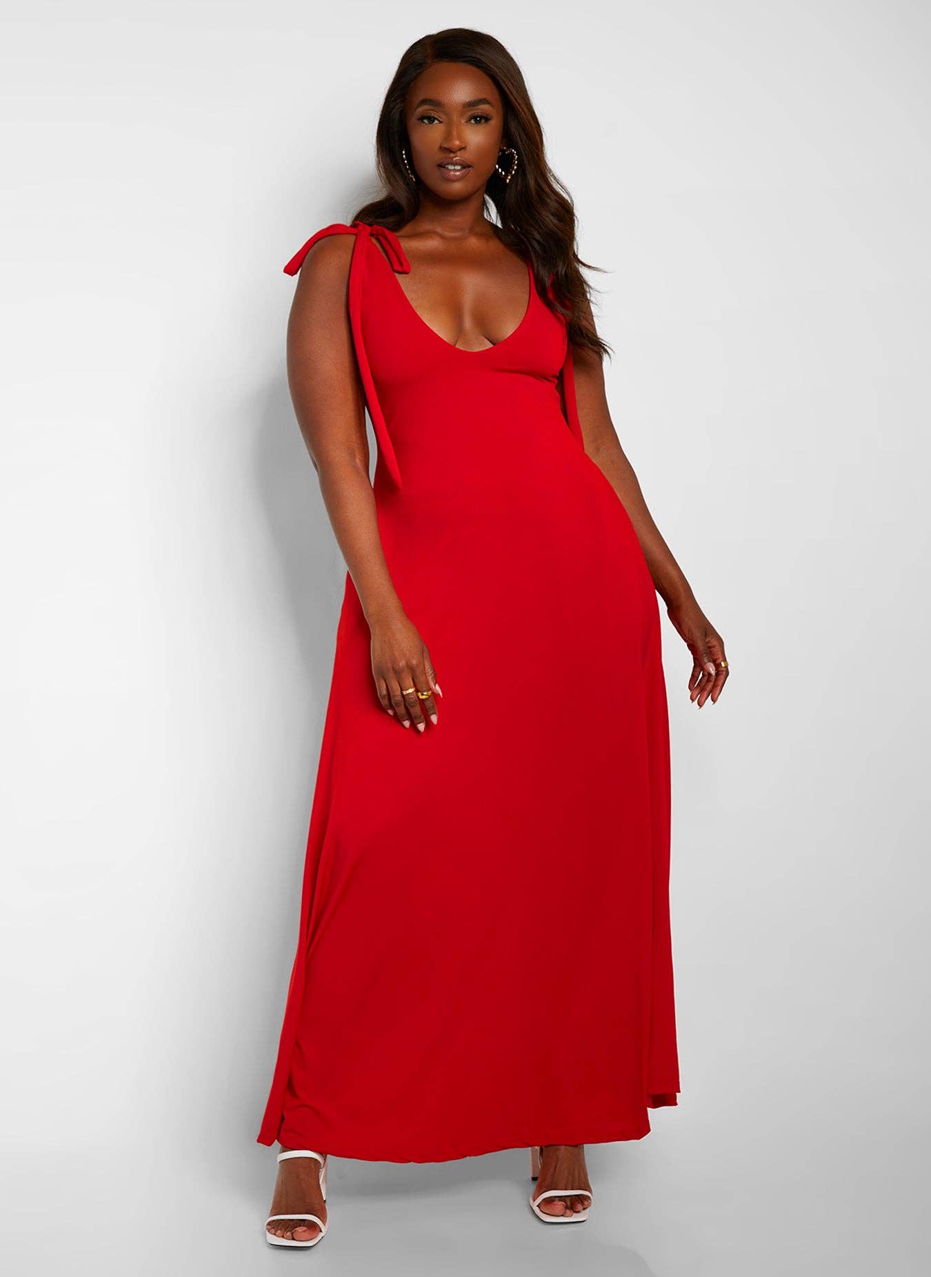 Maxi Skater Dress W. Pockets “7even Curve”