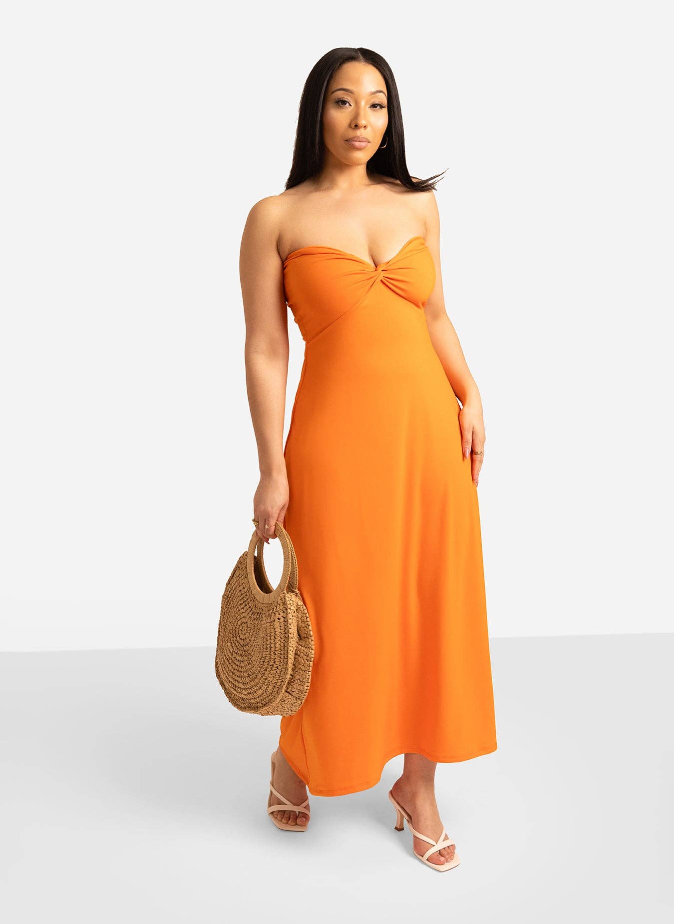 A-Line Midi Dress “7even Curve”