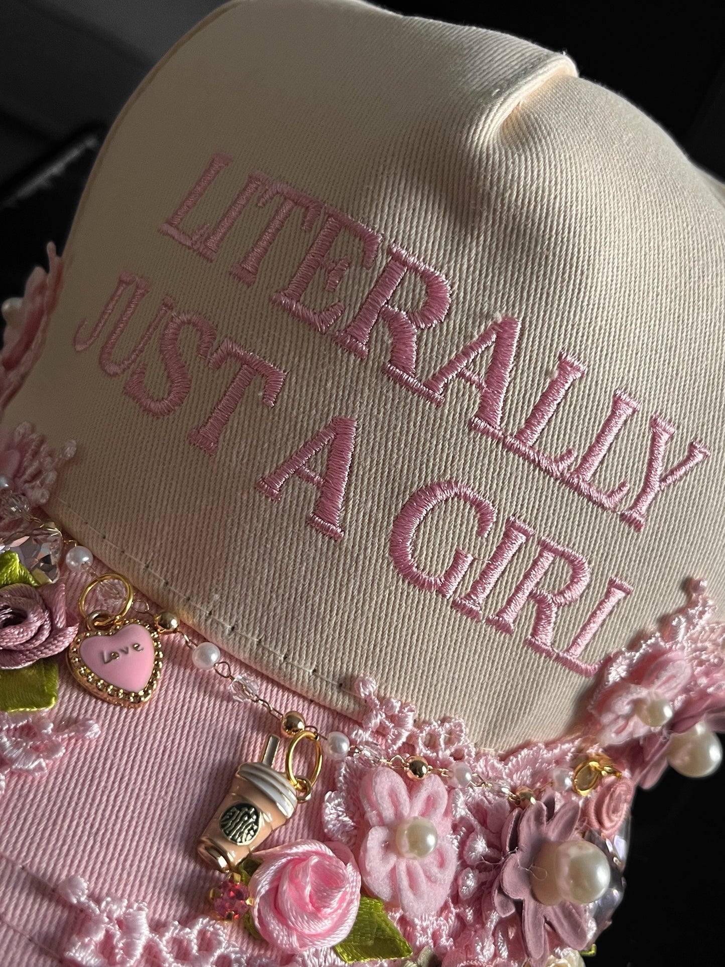 “Just a Girl Floral Dream Cap”