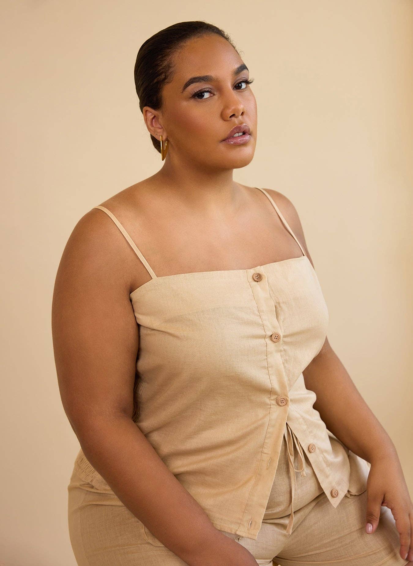 The Easy Breezy Linen Set “7even Curve”