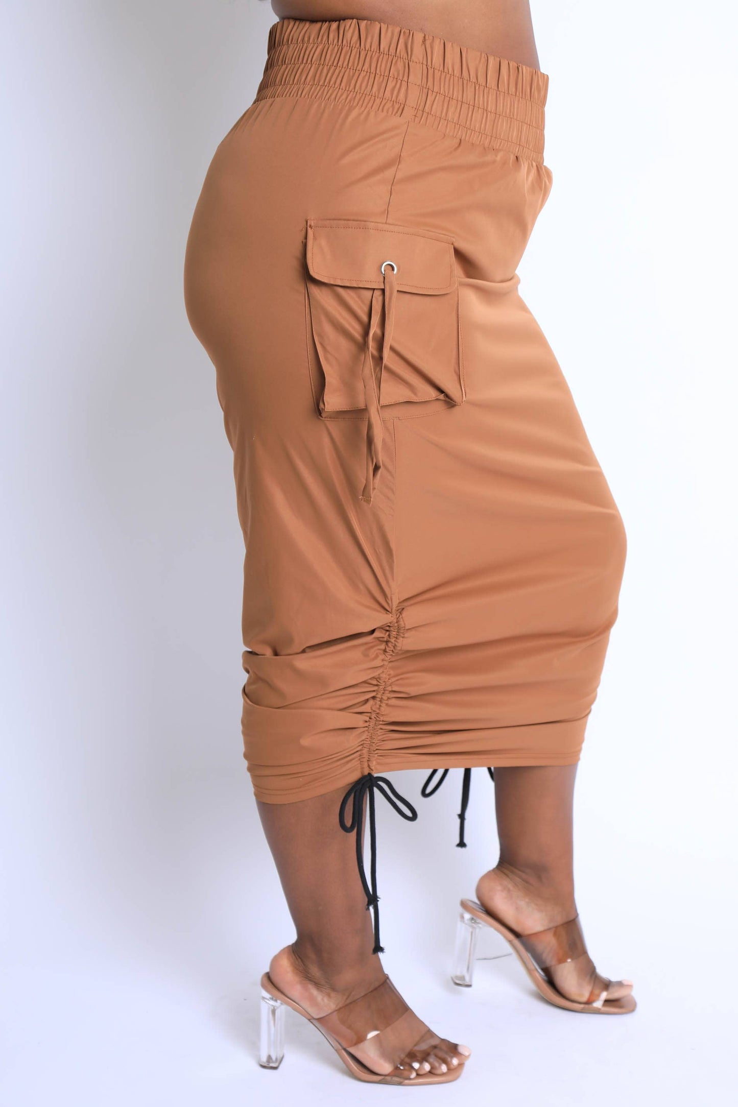 Windbreaker maxi skirt “7even Sleek”