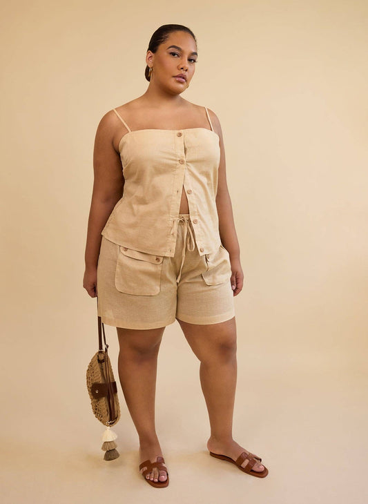 The Easy Breezy Linen Set “7even Curve”