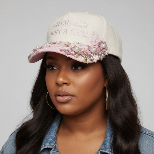 “Just a Girl Floral Dream Cap”