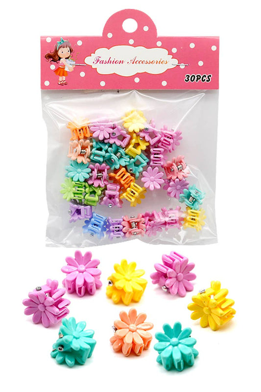 Mini Daisy VSCO Girl Hair Claw - 30 pcs/pack