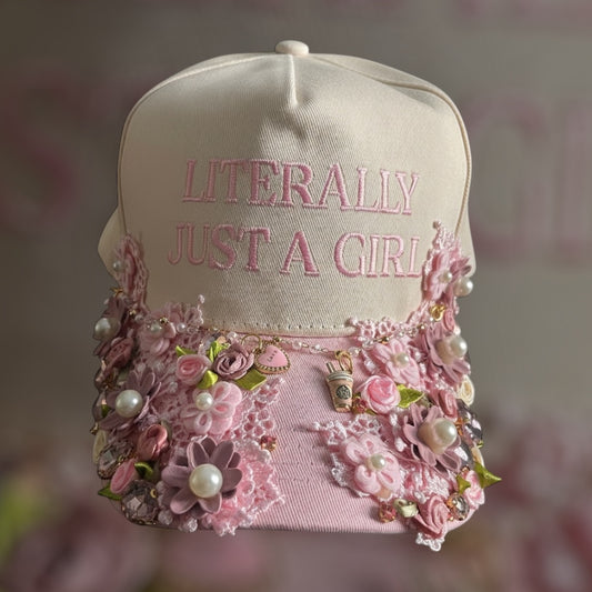“Just a Girl Floral Dream Cap”