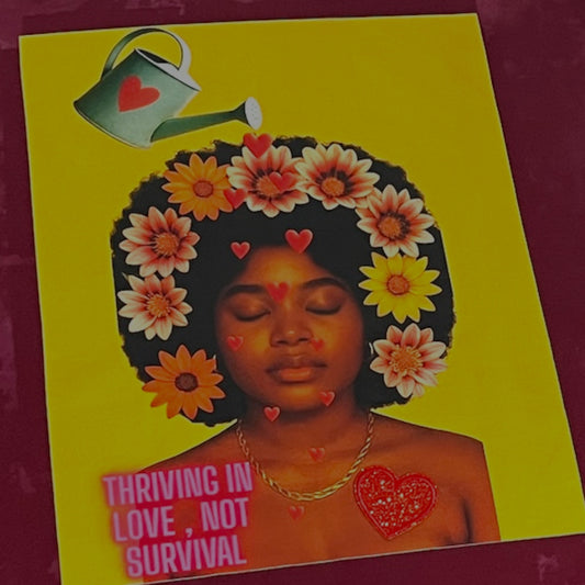 Hand Made Thriving in love not survival T-shirt