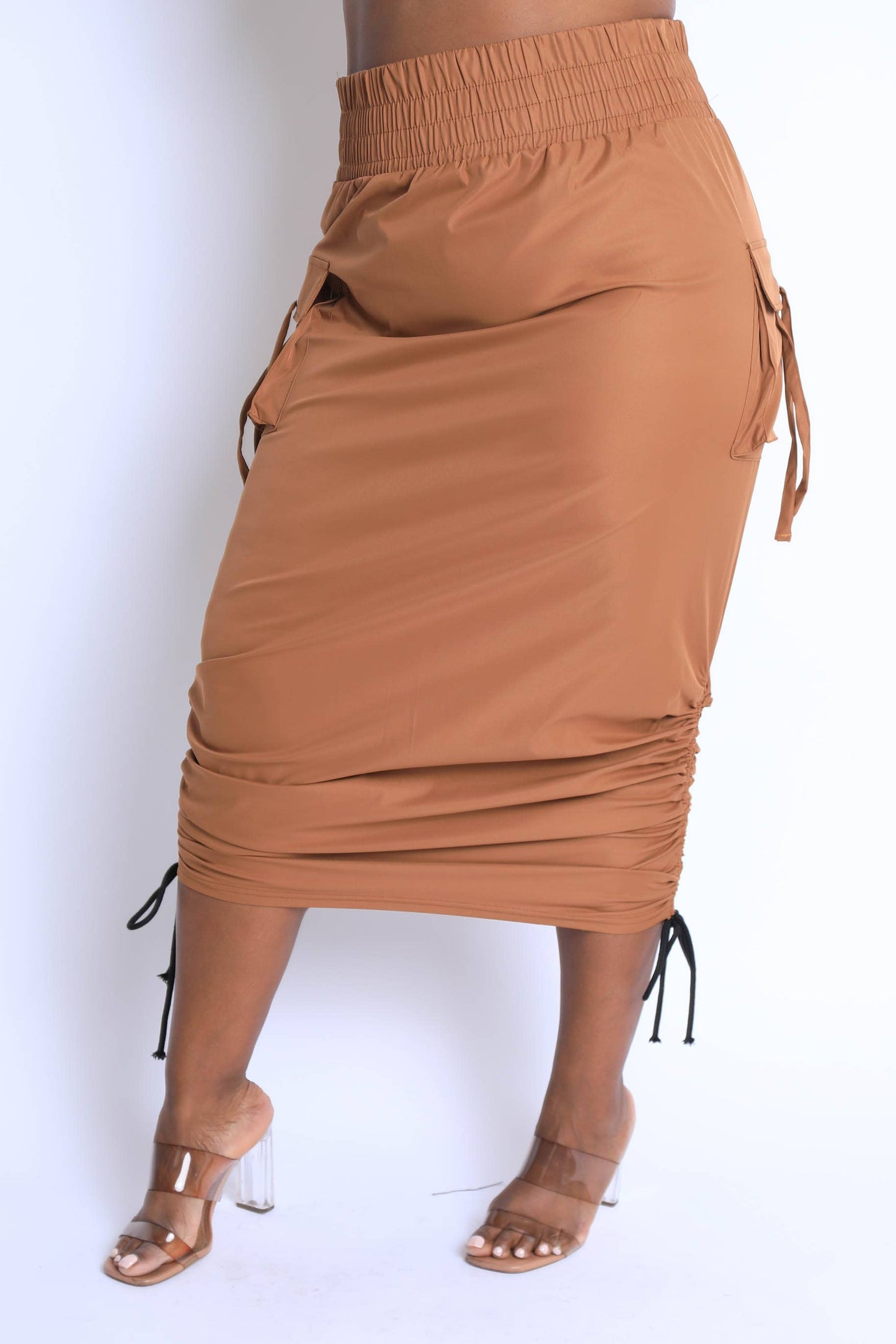 Windbreaker maxi skirt “7even Sleek”