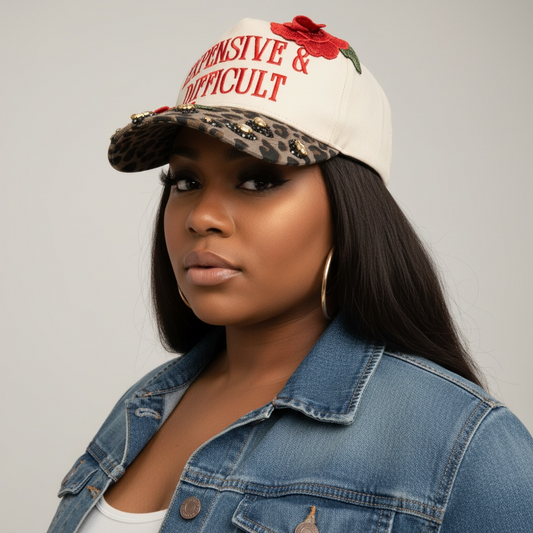 “Leopard Luxe Drama Cap”