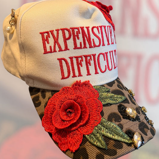 “Leopard Luxe Drama Cap”