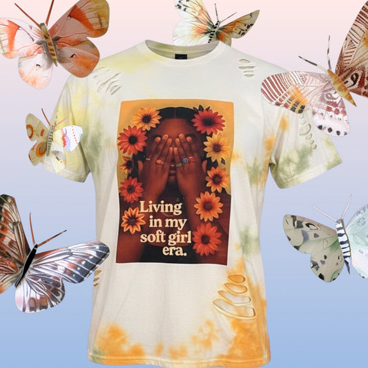 Living In My Soft Girl Era graphic T