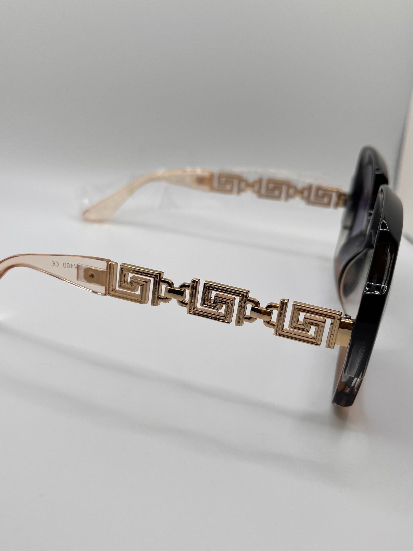 Large Square Shape Mix Color Frame Sunglasses