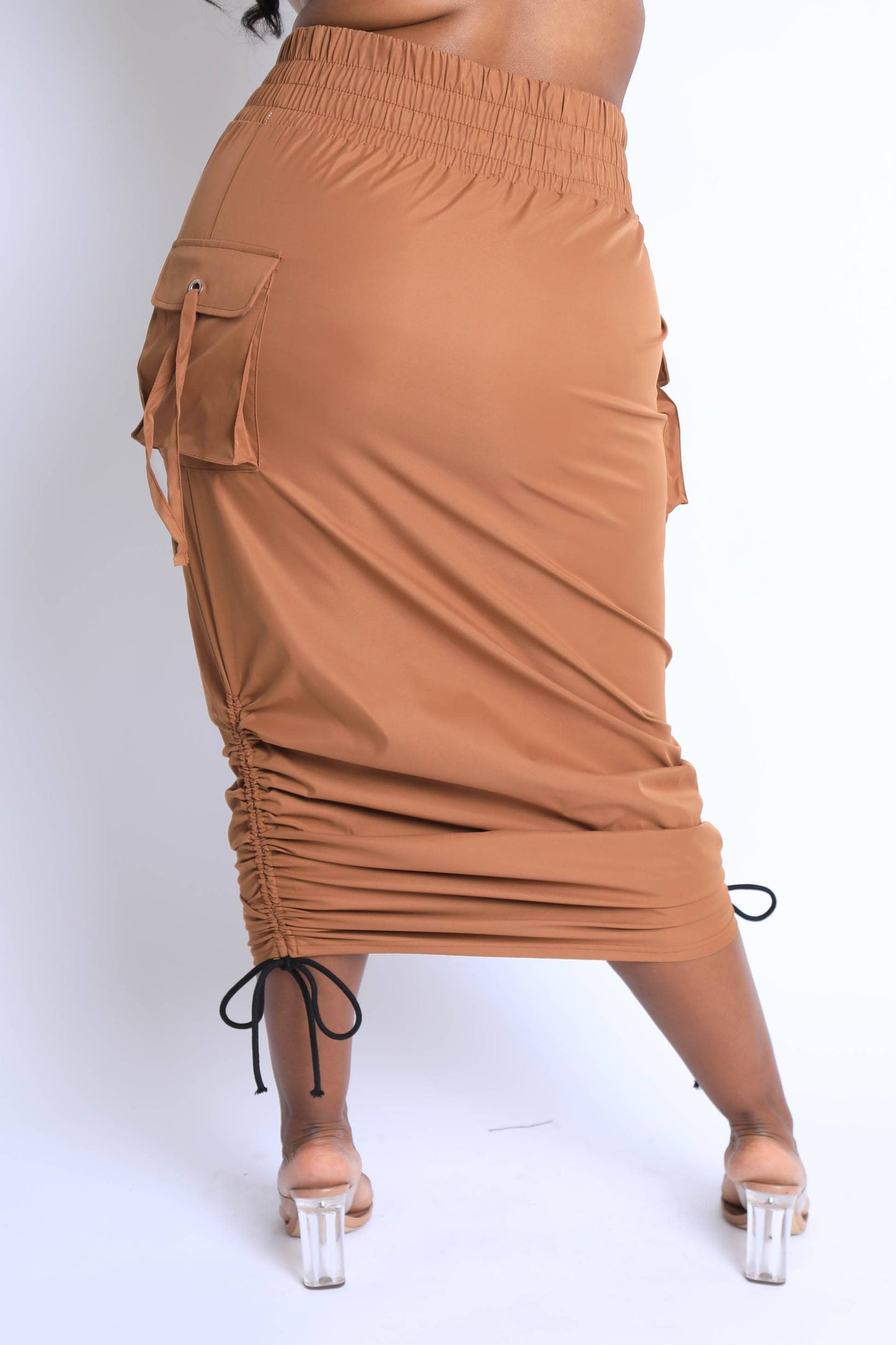 Windbreaker maxi skirt “7even Sleek”